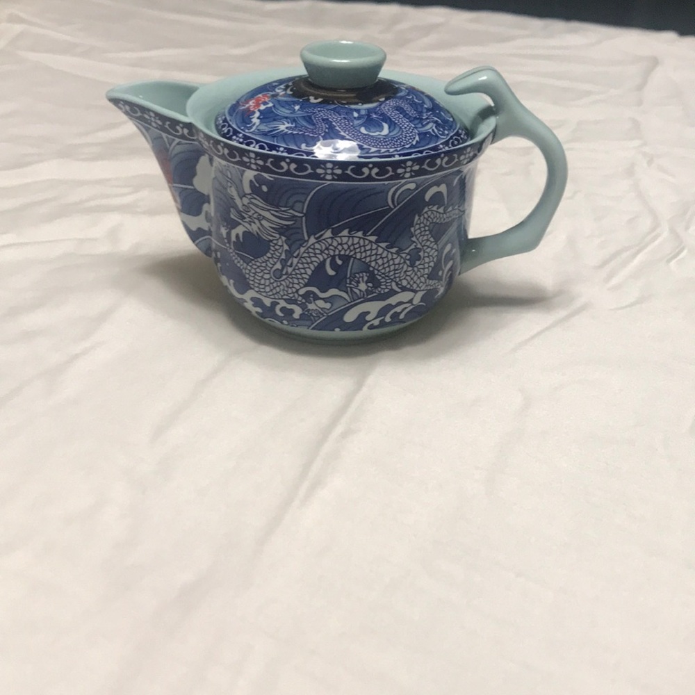 Small Japanese porcelain teapot.
